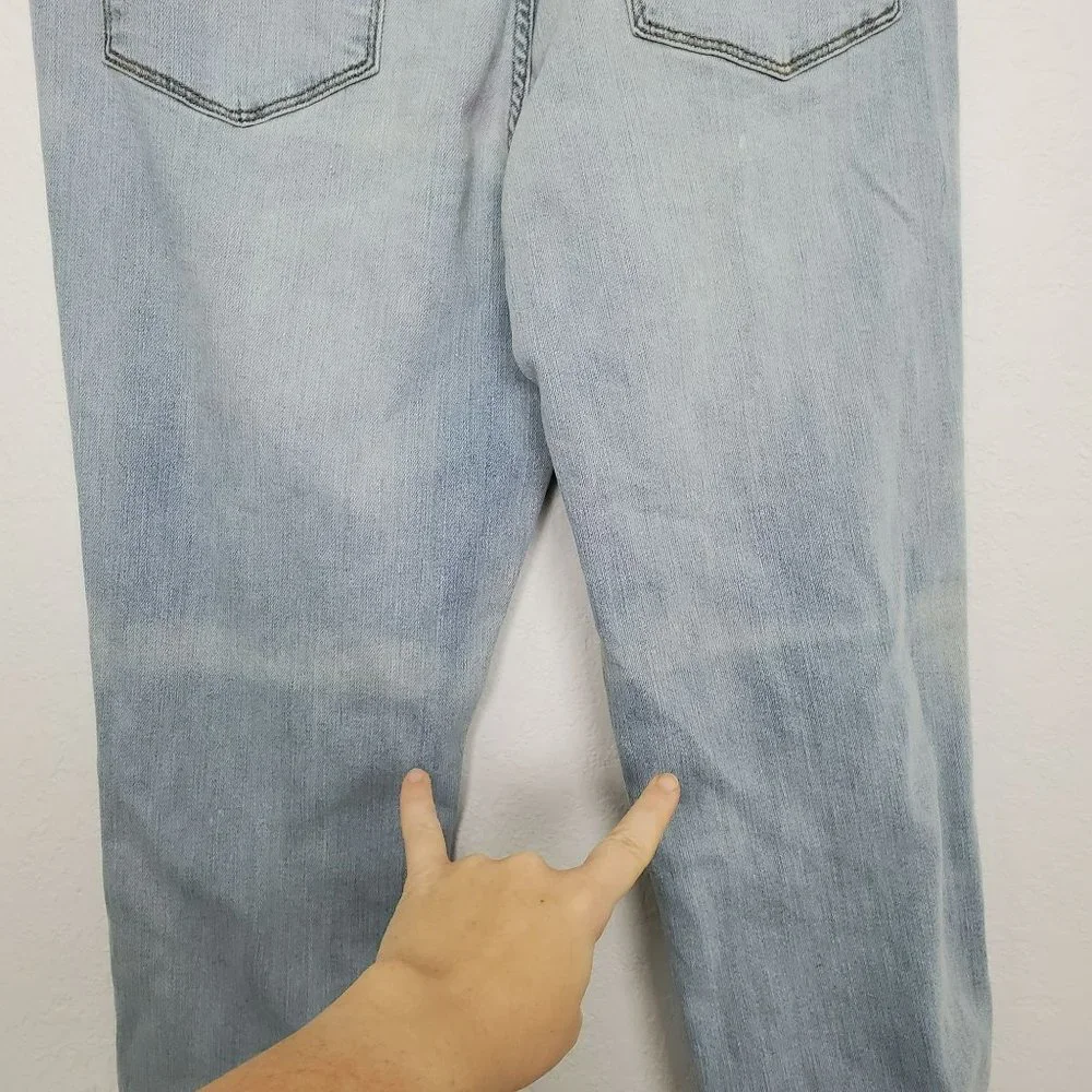 Judy Blue Jeans Womens 11/30 Blue Boyfriend Fit Stretch Distressed JB8878 FLAW_6